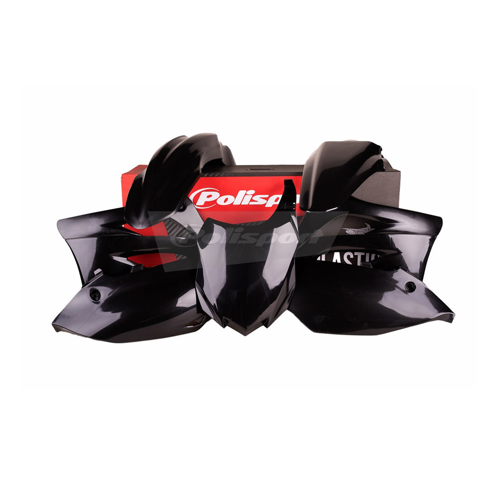 Polisport Plastics Box Kit For Kawasaki KX 450F Black 2013-2015